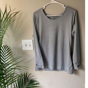 Albion Fit sweet stripe go long crew